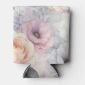 エレガントなバラの花 缶クーラー (正面)