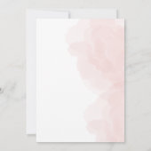 エレガントなバラをテーマにしたウェディング 招待状 (裏面)