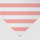 エレガントなバラピンクとホワイトのストライプ柄 薄葉紙 (詳細)