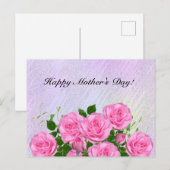 エレガントなバラ, カラフル, アブストラクト ポストカード (正面/裏面)