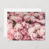 エレガントなバレンタインデーのローズ シーズンポストカード (正面/裏面)