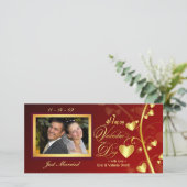 エレガントなバレンタインデーの写真カード シーズンカード (スタンド正面)