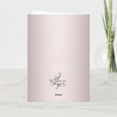 エレガントなバレンタインデーの写真コラージュ カード (裏面)