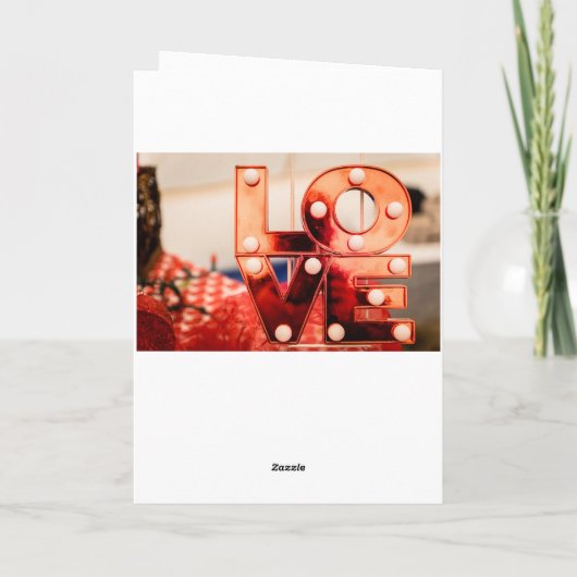 エレガントなバレンタインデーの愛 シーズンカード (裏面)