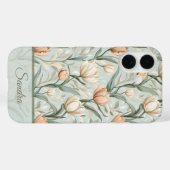 エレガントなバレンタインデーの贈り物チューリップの花のカスタム Case-Mate iPhoneケース (裏面 (横))