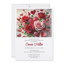 エレガントなバレンタイン誕生日ランチョン