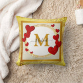 エレガントなバレンタイン、愛、結婚記念日 クッション (ブランケット)