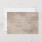 エレガントなバーガンディ ネイビー フラワーズ（食事オプション付き） 出欠カード (裏面)