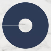 エレガントなバーガンディ フラワー ウェディング パーソナライズ ワイングラスタグ (裏面)