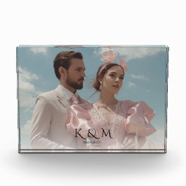 エレガントなパステルヴィンテージの結婚式 フォトブロック