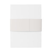 エレガントなパステル ミニマル ホワイトとレッド モダン 招待状ベリーバンド (裏面例)