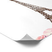 エレガントなパリのPartyサイン ポスター (角)