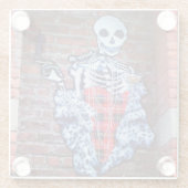 エレガントなパンクのコースター ガラスコースター (裏面)