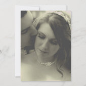 エレガントなパンパスグラス ボヘミアンスタイルのウェディング招待状 招待状 (裏面)