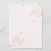 エレガントなパンプキンのブライダルシャワー 招待状 (裏面)