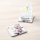 エレガントなパーソナライズドフラワープレート コースター (右側)