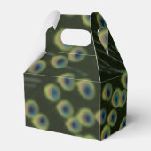 エレガントなパーソナライズ ガブリーボックス ペコックの羽根 フェイバーボックス (裏面サイド)