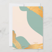 エレガントなパーティー招待状 招待状 (裏面)