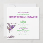 エレガントなパーティー スタイリッシュなオカシオン カスタマイズ 招待状 (裏面)