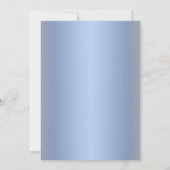 エレガントなパープルの花と蝶のメイド・オブ・オナー・カード 招待状 (裏面)