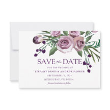 エレガントなパープルローズの花の結婚式