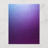 エレガントなパープル＆シルバーグリッターのクリスチャン詳細情報 エンクロージャーカード (裏面)