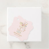 エレガントなパールとプロセッコ ピンク フェイバータグ (インサイチュ)