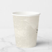 エレガントなパール グラム アイボリー ウェディング   紙コップ (右)