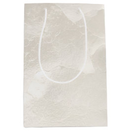 エレガントなパール ブライダルシャワー ミディアムペーパーバッグ