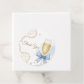 エレガントなパール＆プロセッコ　ブライダルシャワーフェイバータグ フェイバータグ (インサイチュ)