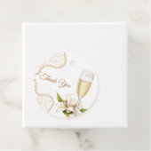 エレガントなパール＆プロセッコ ブライダルシャワーフェイバータグ フェイバータグ (インサイチュ)