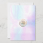 エレガントなパール 30周年記念 招待状 (裏面)