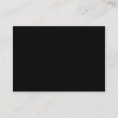 エレガントなヒトデ クラシックブラック | ギフト登録 エンクロージャーカード (裏面)