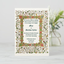 エレガントなビクトリア時代 1883 年 中世スタイルの結婚式