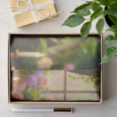 エレガントなビクトリア朝の女性と猫 薄葉紙 (ギフト)