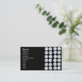 エレガントなビジネスのどのダイヤモンド 名刺 (スタンド正面)