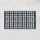 エレガントなビジネスのどのダイヤモンド 名刺 (裏面)