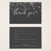 エレガントなビジネスギフト証明書スクリプトありがとうございます (正面&裏面)