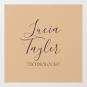 エレガントなビジネススクリプトのフラッシュ ウィンドウサイン (シート)