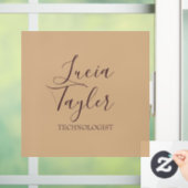 エレガントなビジネススクリプトのフラッシュ ウィンドウサイン (ホーム)