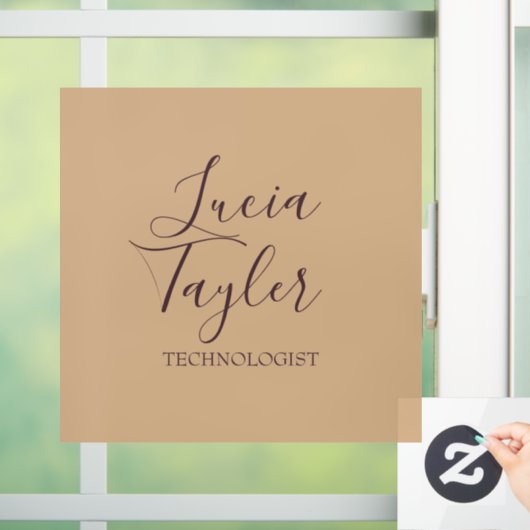 エレガントなビジネススクリプトのフラッシュ ウィンドウサイン (ホーム)