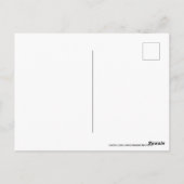 エレガントなビジネス ウォーターカラー プレゼント 誕生日 ポストカード (裏面)