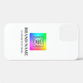 エレガントなビジネス ロゴ プロモーション iPhone ケース Case-Mate iPhoneケース (裏面 (横))
