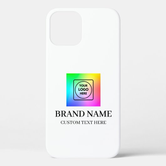 エレガントなビジネス ロゴ プロモーション iPhone ケース Case-Mate iPhoneケース (裏面)