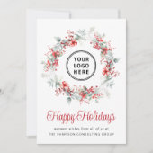 エレガントなビジネス ロゴ QR コード コーポレート クリスマス (正面)