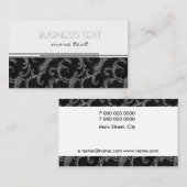 エレガントなビジネス 名刺 (正面/裏面)