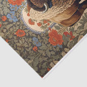 エレガントなビソン ウィリアム・モリス風 薄葉紙 (詳細)