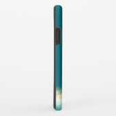 エレガントなビーチの植物のタツノオトシゴの青 Case-Mate iPhoneケース (裏面/右)