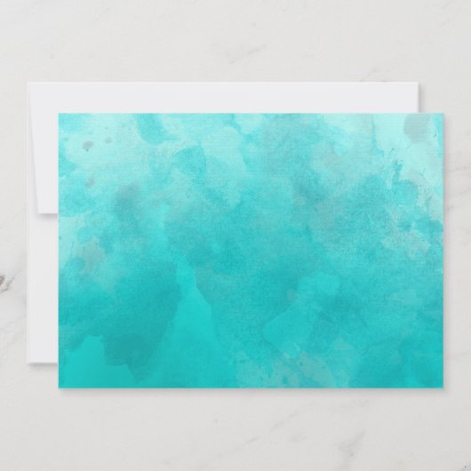 エレガントなビーチの行先の結婚式招待状 招待状 (裏面)