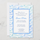 エレガントなビーチまたは海岸リゾートの特別イベント 招待状 (正面)